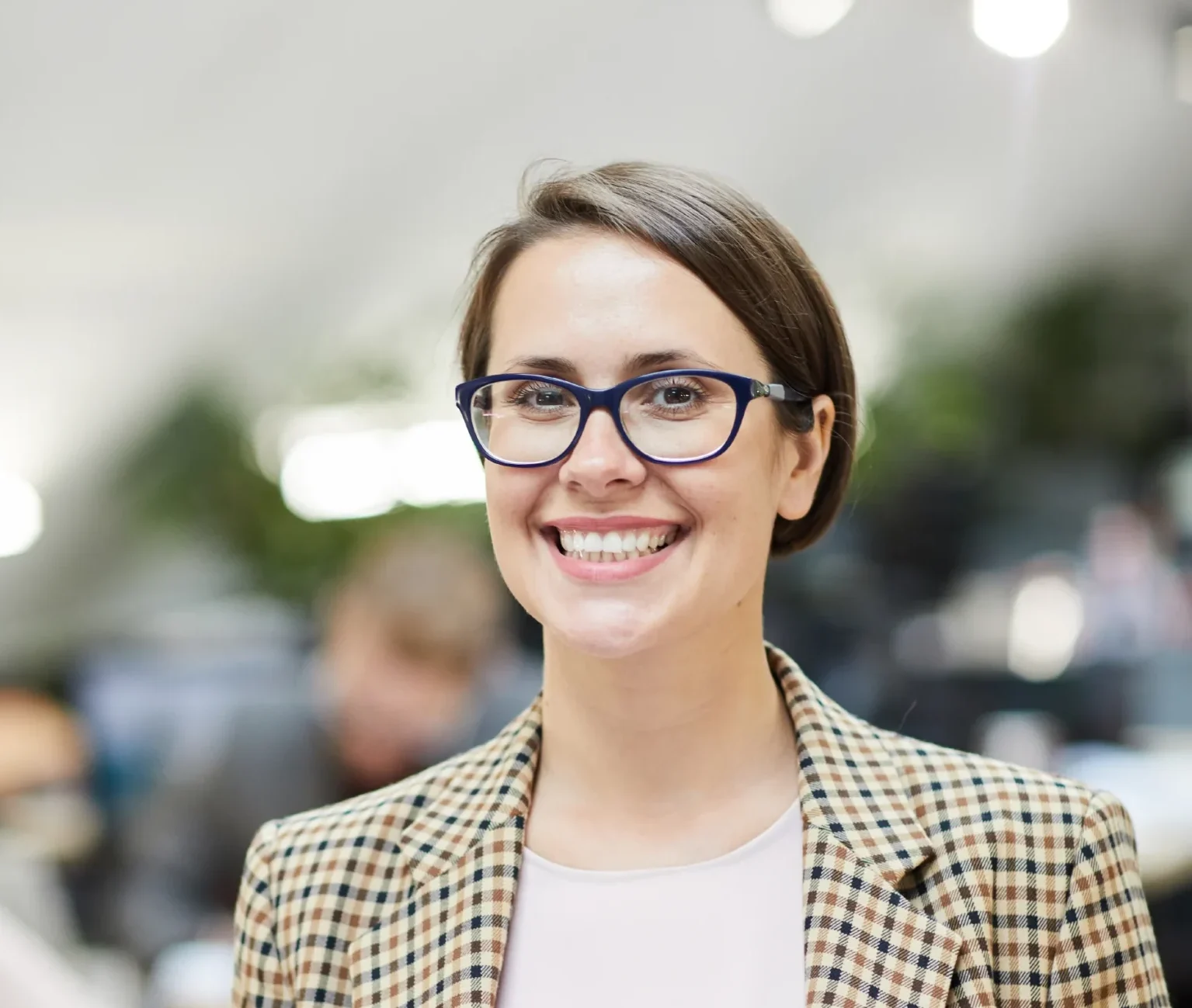 Cheerful business woman